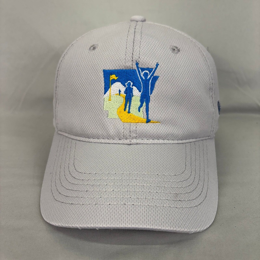 OC Sports Mercy Health Golf Run Hat Unisex OSFM Gray Performance Mesh Cap